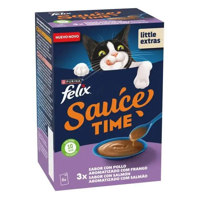 FELIX Sauce Soup Pollo y Salmón 8(6x40g)