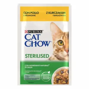 CAT CHOW GH STERILISED GiG Chkn&Abg26x85g