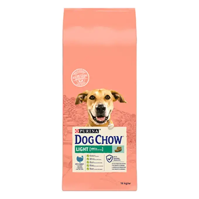 DOG CHOW LIGHT Pavo 14kg
