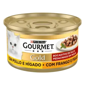 GOURMET GOLD Bocadi  Salsa  Pollo/Higado 24x85gr