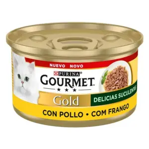 GOURMET GOLD DELICIAS SUC POLLO 24*85