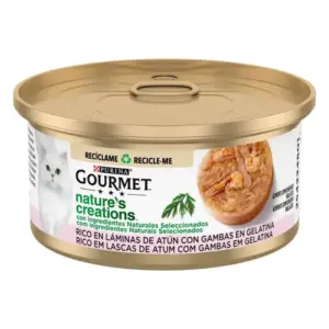 GOURMET NATURE CREATIONS ATUN Y GAMBAS 24X70gr