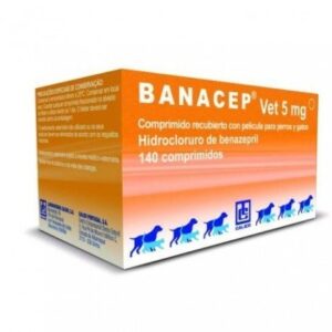BANACEP VET 5 MG. 140 COMP.