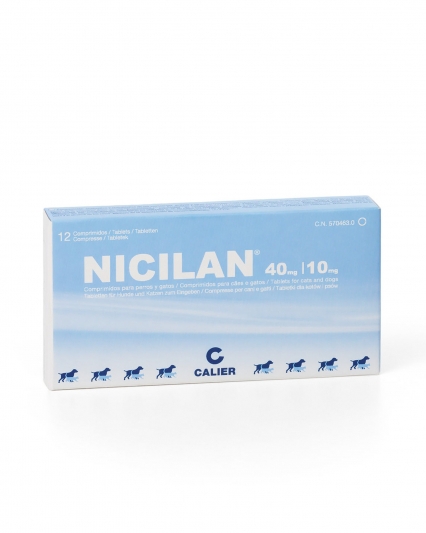 NICILAN 40/10 12 COMPR.