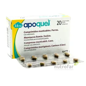 APOQUEL 5,4 MG 20 COMPRIMIDOS MASTICABLES