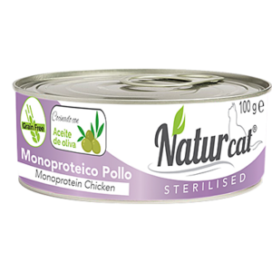 NATURCAT MONOPROTEICO POLLO 6x200 gr