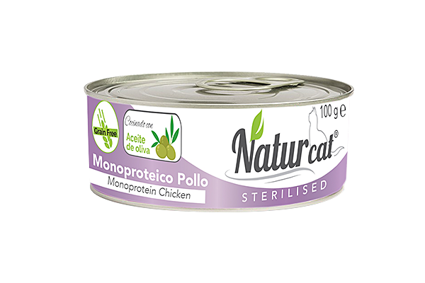 NATURCAT MONOPROTEICO POLLO 6x200 gr