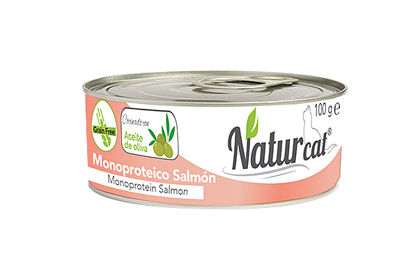 NATURCAT MONOPROTEICO SALMON 6x200 GR