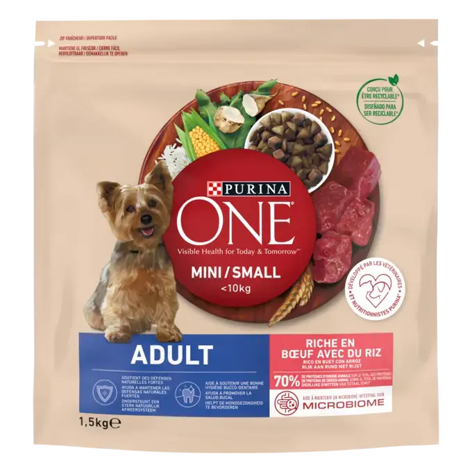 ONE MINI DOG ADULTO BUEY 8X800 GR