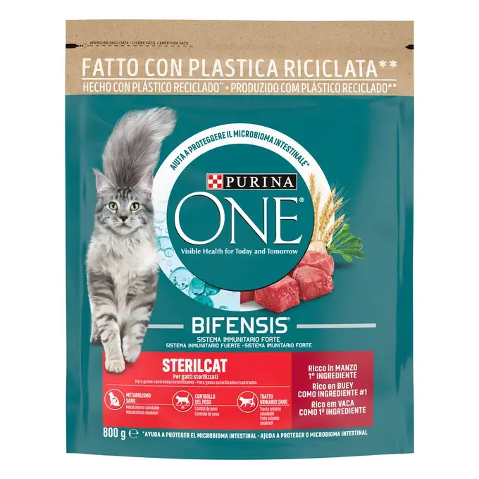ONE CAT STERILISED BUEY 1,5 KG