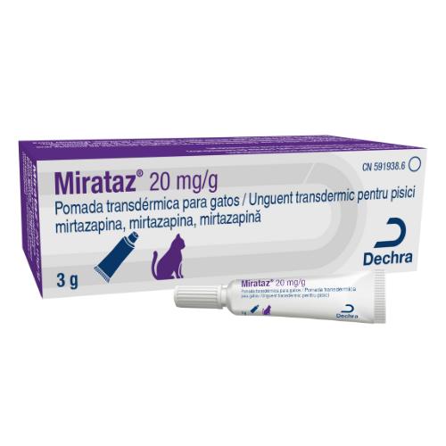 MIRATAZ 20 MG/G 3 GR POMADA GATOS